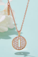 Load image into Gallery viewer, Moissanite A to J Pendant Necklace