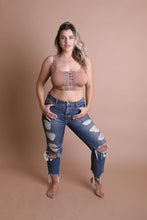 Load image into Gallery viewer, Eye Lace Applique Bralette