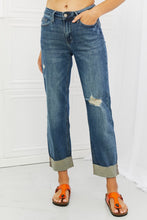 Load image into Gallery viewer, Judy Blue Michelle Full Size Straight Dad Jeans