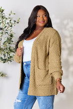 Load image into Gallery viewer, Zenana Falling For You Full Size Open Front Cardigan with Pockets