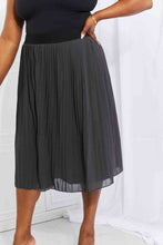 Load image into Gallery viewer, Zenana Full Size Romantic At Heart Pleated Chiffon Midi Skirt