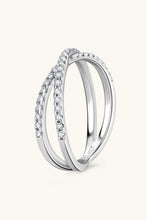 Load image into Gallery viewer, Moissanite 925 Sterling Silver Crisscross Ring