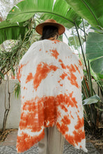 Load image into Gallery viewer, Festive Tie-Dye Kimono