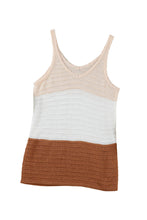 Load image into Gallery viewer, Color Block Round Neck Tank