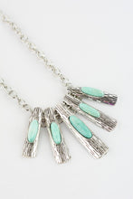 Load image into Gallery viewer, Five-Piece Turquoise Pendant Necklace Jewelry