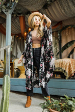 Load image into Gallery viewer, Floral Butterfly Sleeve Kimono