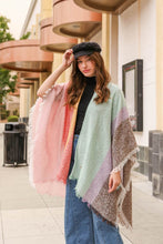 Load image into Gallery viewer, High Low Dip Dye Kimono Ponchos