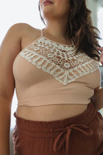Load image into Gallery viewer, High Neck Crochet Lace Bralette