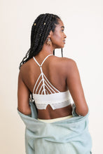 Load image into Gallery viewer, High Neck Crochet Trim Bralette