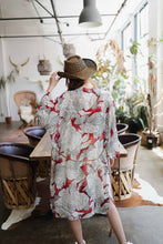 Load image into Gallery viewer, Ikebana Kimono with Belt