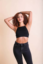Load image into Gallery viewer, Kendall Crop Top Bralette XS/S / Black