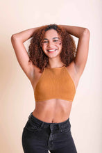 Load image into Gallery viewer, Kendall Crop Top Bralette XS/S / Mustard