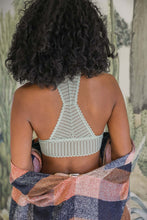 Load image into Gallery viewer, Lace Boho Racerback Bralette Sage