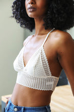 Load image into Gallery viewer, Lace Boho Racerback Bralette Small / Ivory