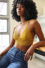 Load image into Gallery viewer, Lace Boho Racerback Bralette Small / Ochre