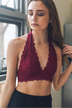Load image into Gallery viewer, Lace Halter Bralette