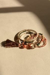 Moroccan Stacked Charm Bracelet Jewelry