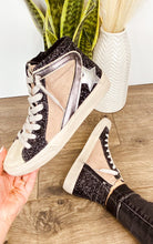 Load image into Gallery viewer, Shu Shop Roxanne Sneaker in Black Glitter