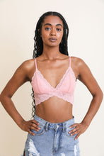 Load image into Gallery viewer, Scallop Lace Bralette Small / Blush
