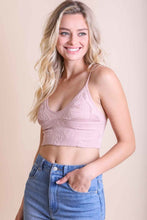 Load image into Gallery viewer, Seamless Padded Textured Brami Bralette XS/S / Pink