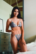 Load image into Gallery viewer, Spring Fling Floral Mesh Bralette Small / Periwinkle