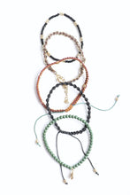 Load image into Gallery viewer, Stackable Bead &amp; Woven Cord Bracelet Jewelry