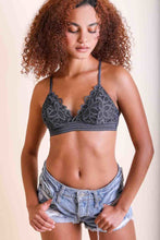 Load image into Gallery viewer, The Daisy Bralette Small / Dark Gray