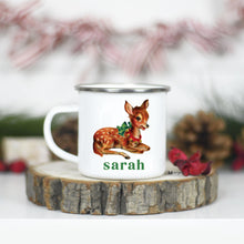 Load image into Gallery viewer, Personalized, Kids Christmas Camp Mugs PREORDER