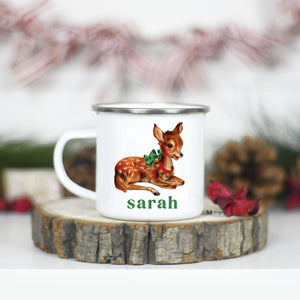 Personalized, Kids Christmas Camp Mugs PREORDER