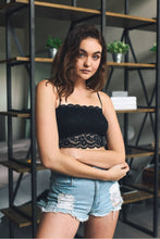 Load image into Gallery viewer, Wide Lace Bandeau Bralette