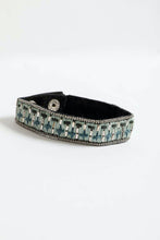 Load image into Gallery viewer, Woven Velvet Snap Bracelet Jewelry